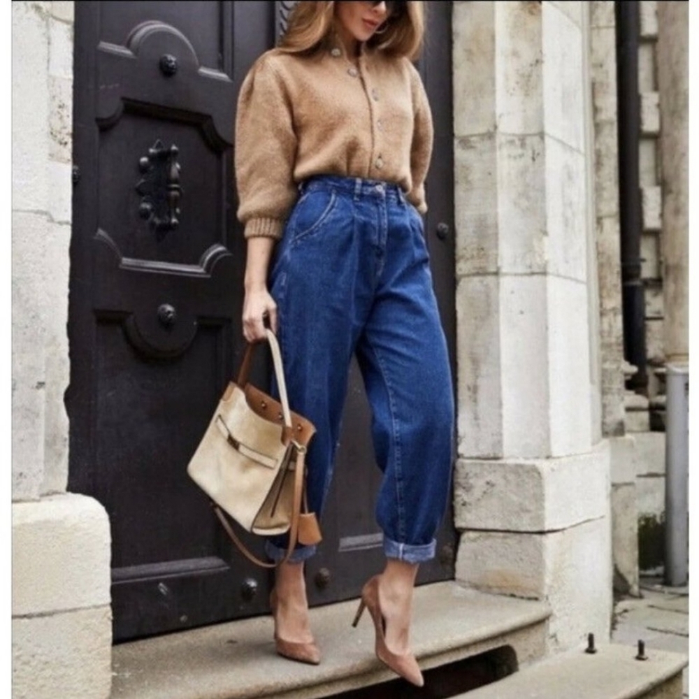 Zara tapered barrel Jeans